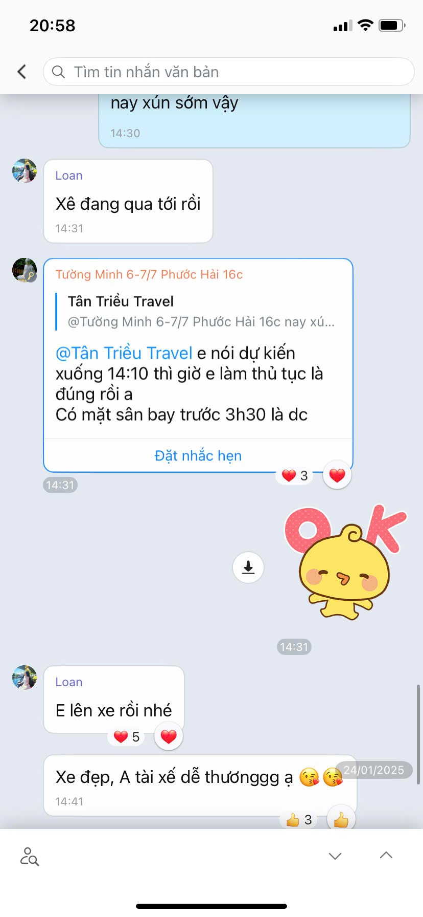 Reivew xe đón rước sân bay Tân Triều Travel