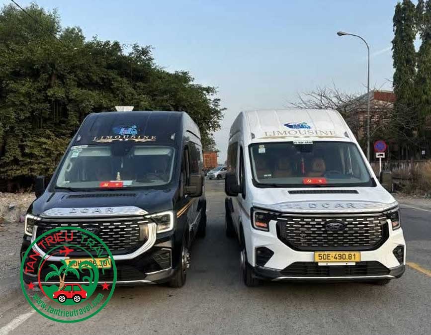 Thuê xe limousine 9 chỗ đi Tiền Giang