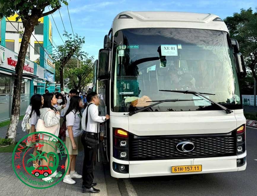 Dòng xe 29 chỗ Thaco chất lượng đi Vũng Tàu