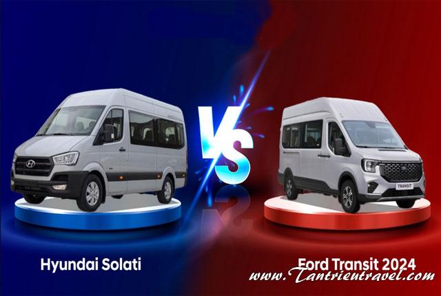 So sánh Hyundai Solati 2024 và Ford Transit Premier 2024