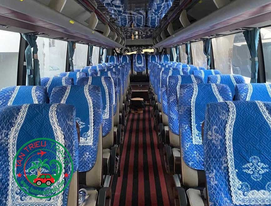 Ghế rộng rãi đầy đủ tiên nghi