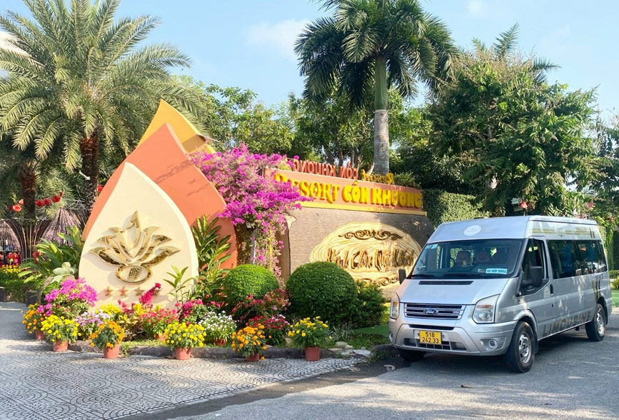 Xe phục vụ đi Cồn Khương Cần Thơ