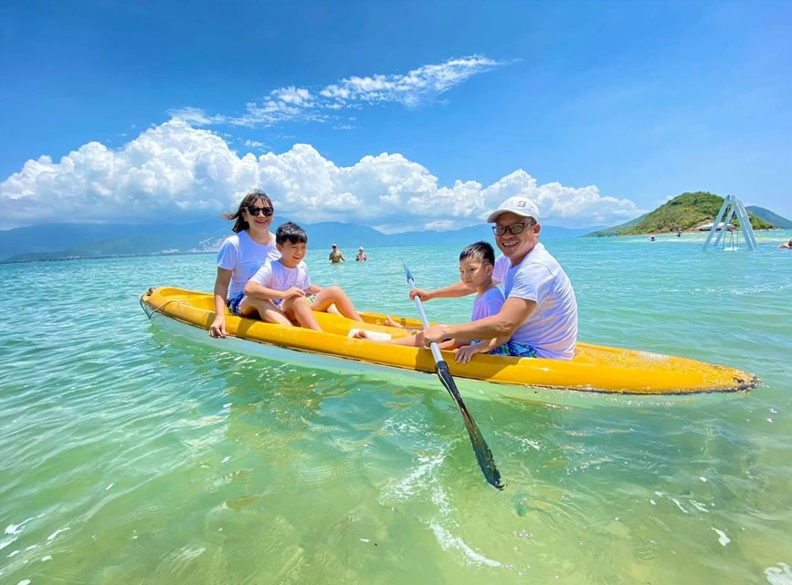 Chèo Kayak tại Điệp Sơn