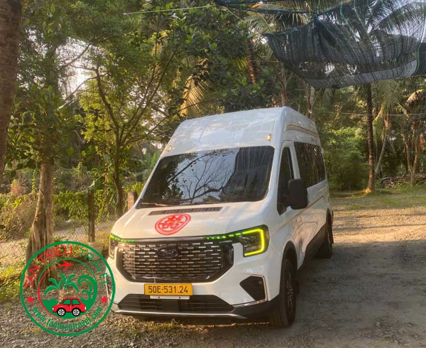 Thuê xe 16 chỗ đi Vường  Xanh Bến Tre