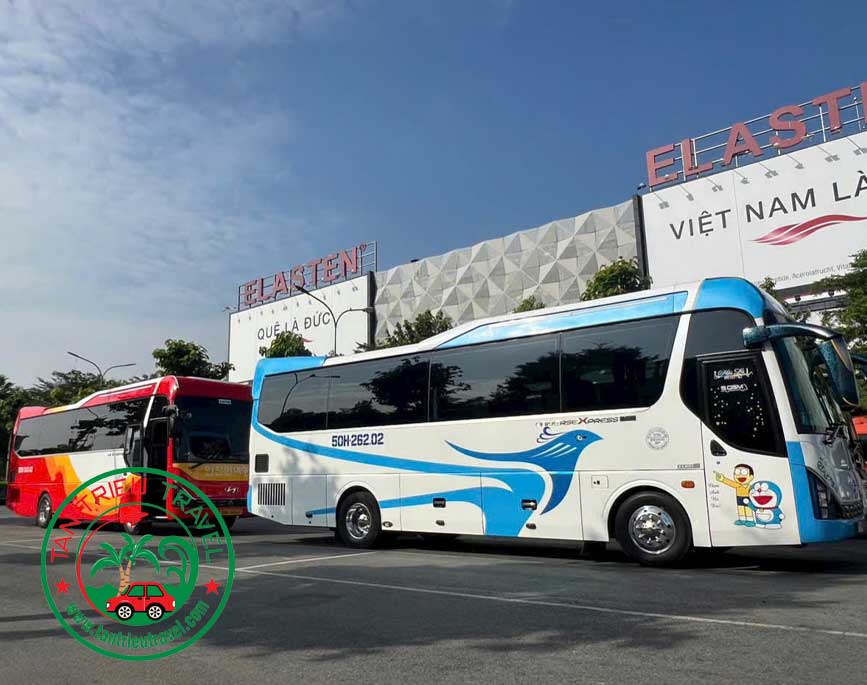 Cho thuê xe 29 chỗ đi KDL Vườn Xanh