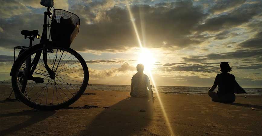 Bãi tắm Thủy Tiên nằm ở ngoại ô thành phố Vũng Tàu