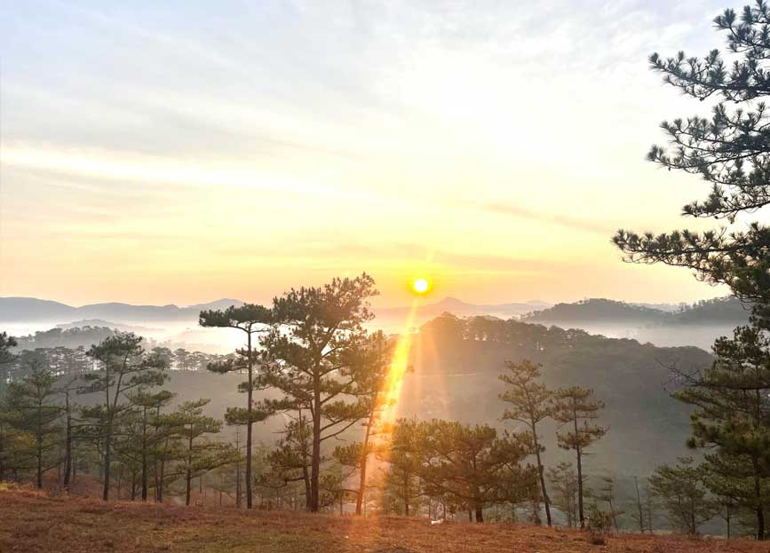 Cao nguyên Đà Lạt mát mẻ quanh năm