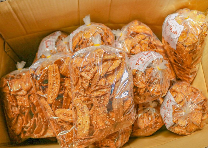 Đặc sản chuối sấy tại Gia Lào