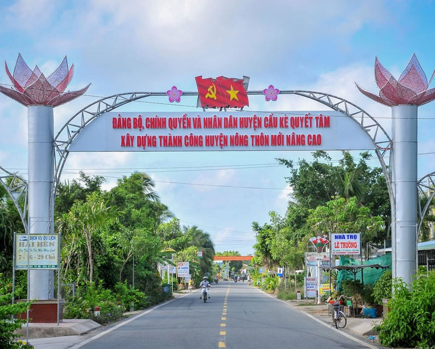 Huyện Cầu Kè là nơi đăng cái tổ chức lễ hội