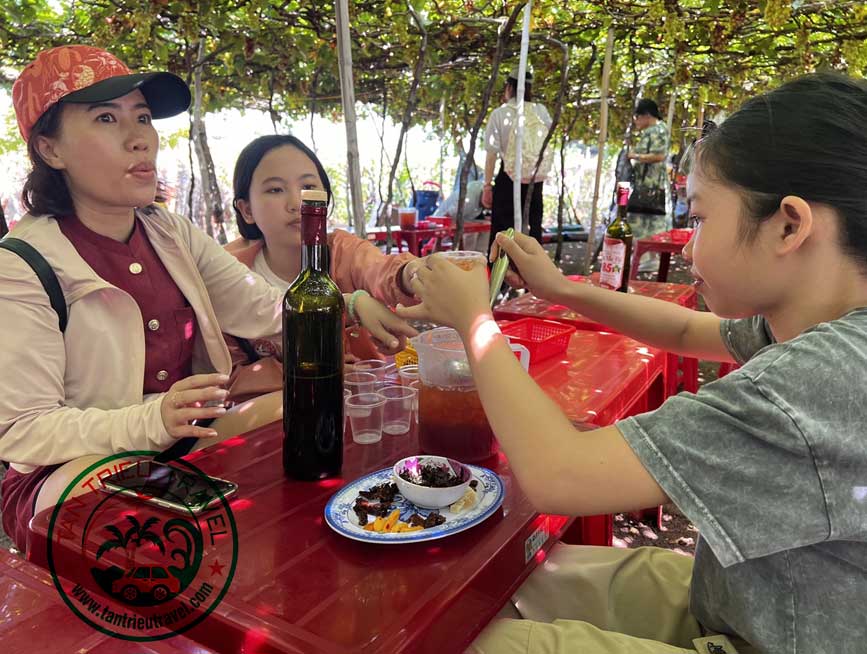 Thưởng thức miễn phí các đặc sản từ nho