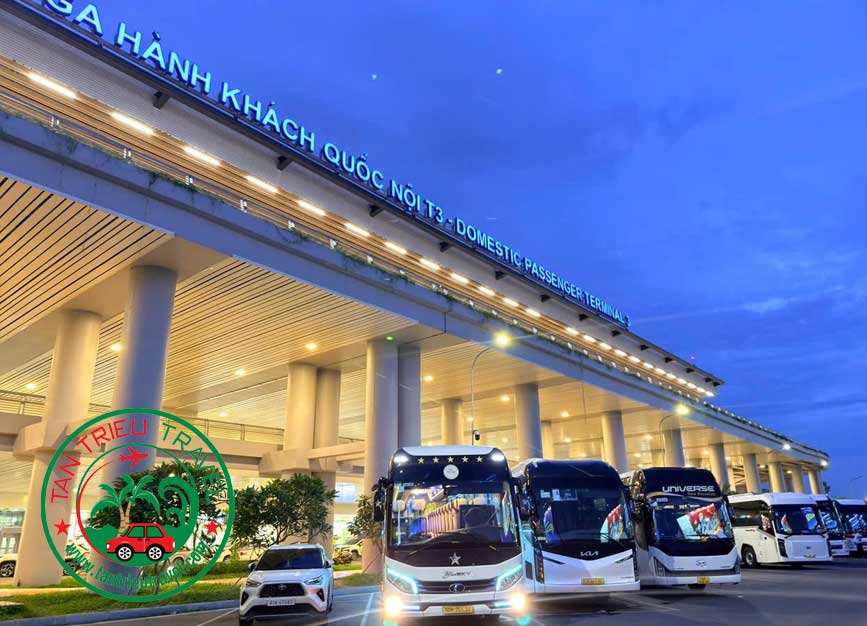 Đa dạng các dòng xe phục vụ đón rước sân bay