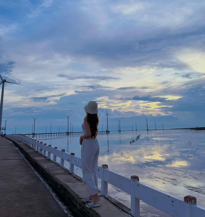 Điện Gió Bạc Liệu là điểm nhấn của vùng biển này