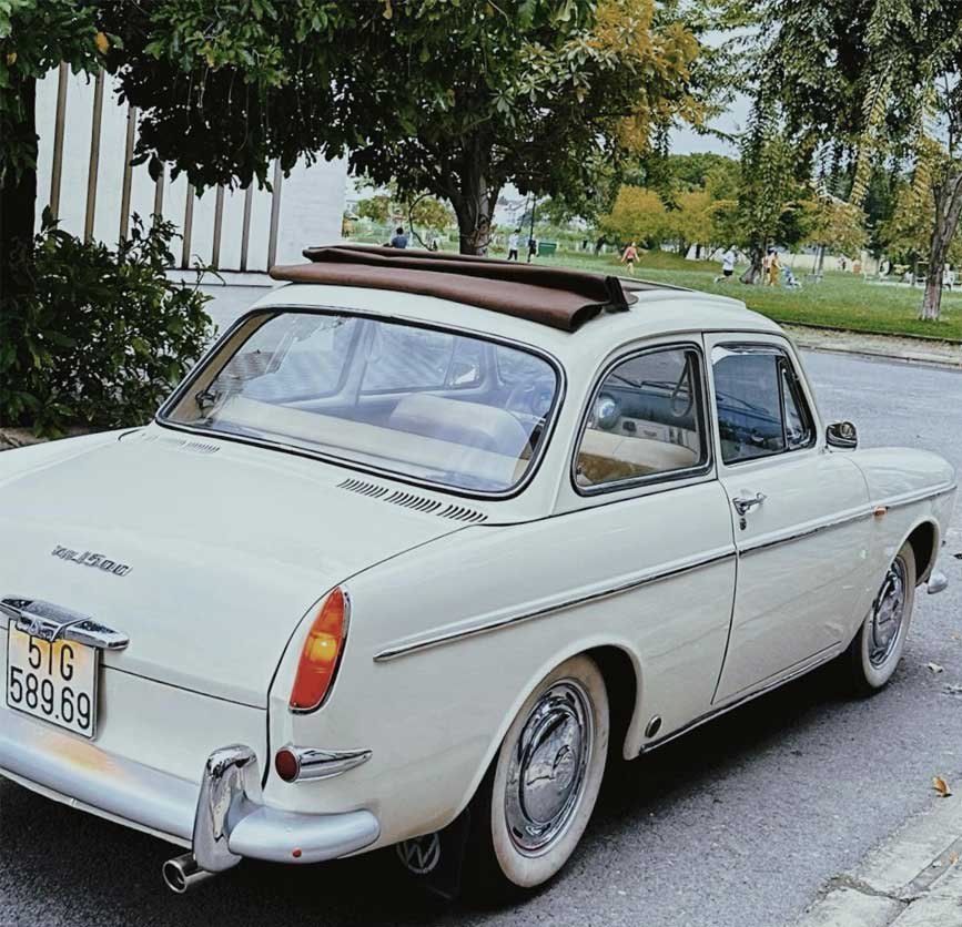 Cận cảnh phía sau của Volkswagen 1500