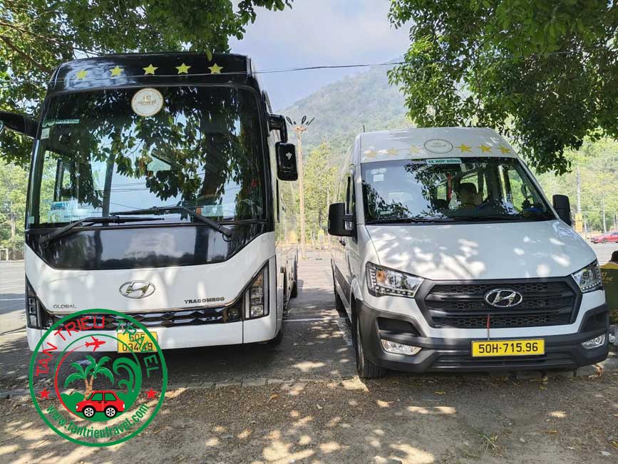 Thuê xe 16 chỗ và 29 chỗ phục vụ khách inbound