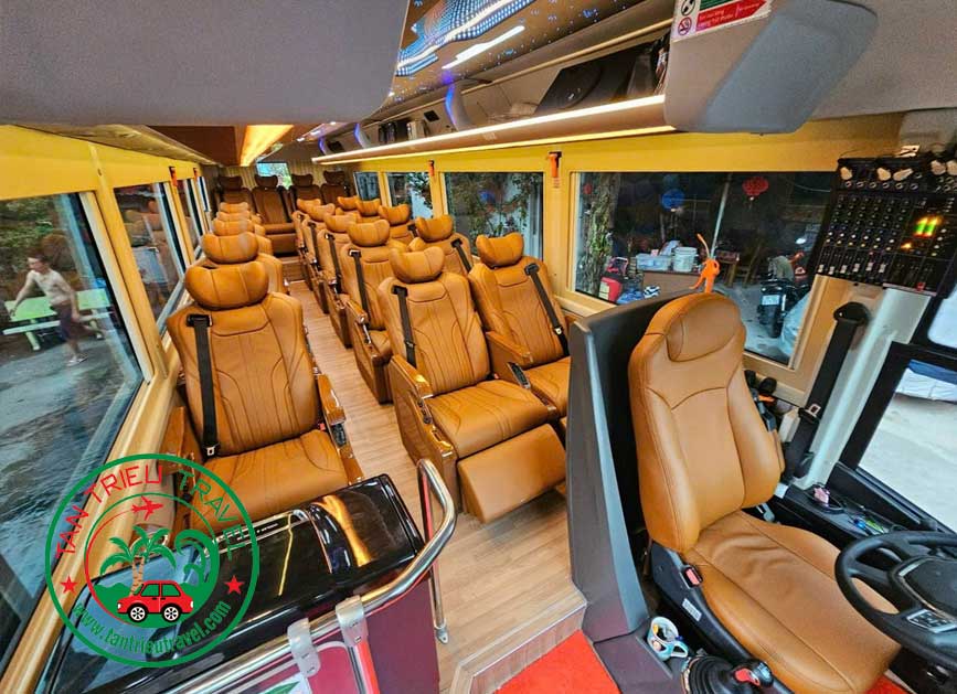 Nội thất limousine 16 ghế