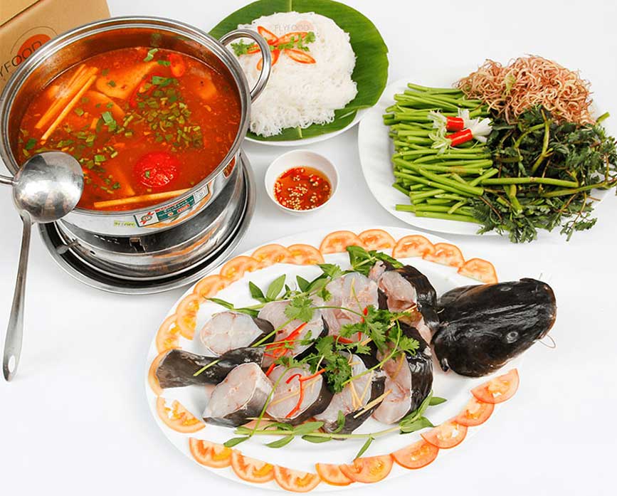 Lẩu cá Lăng Serepok