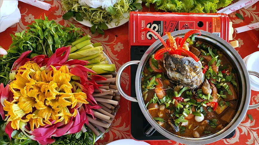 Đặc sản lẩu mắm U Minh