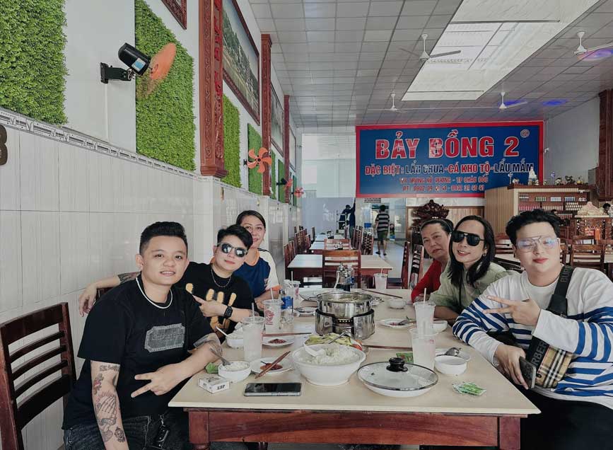 Bảy Bồng Quán, địa chỉ ăn uống uy tín khi đi Châu Đốc