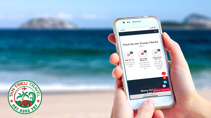 Đặt xe 16 chô đi Chợ Lầu