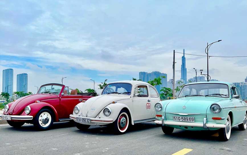 Bộ 3 con bỏ cổ chụp hình ngoại cảnh