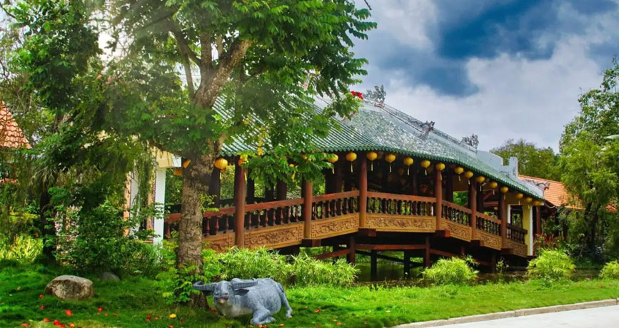 Mô hình chùa cầu Hội An thu nhỏ