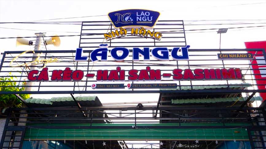 Nhà hàng Lão Ngư - điểm dừng chân ăn nhậu lý tưởng tại TP Phan Thiết