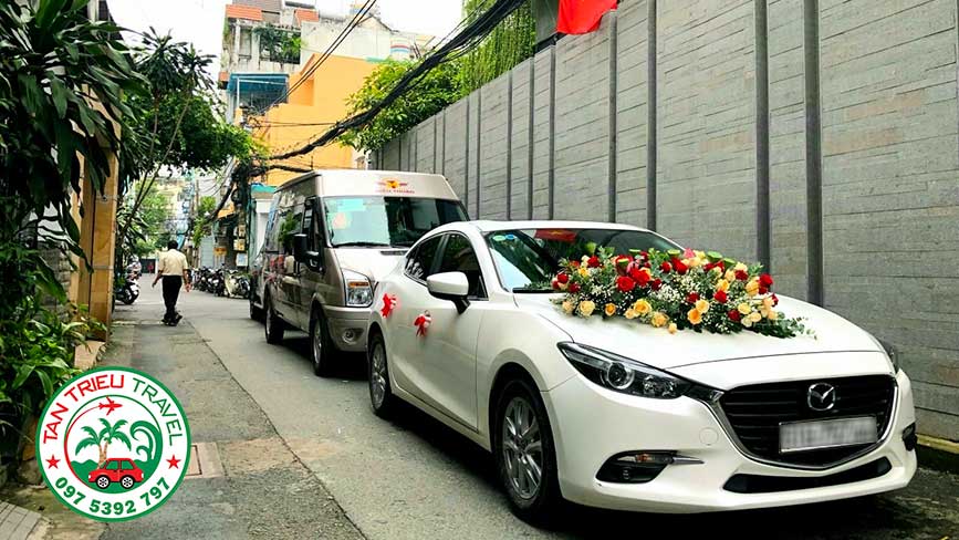 Cho thuê xe rước dâu từ Sài Gòn đi Bình Phước