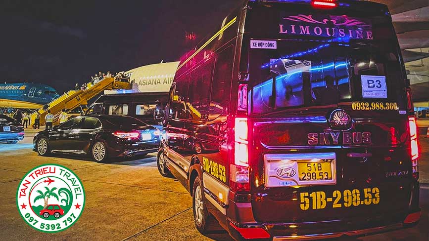 Thuê xe limousine đi đón khách VIP tại sân bay