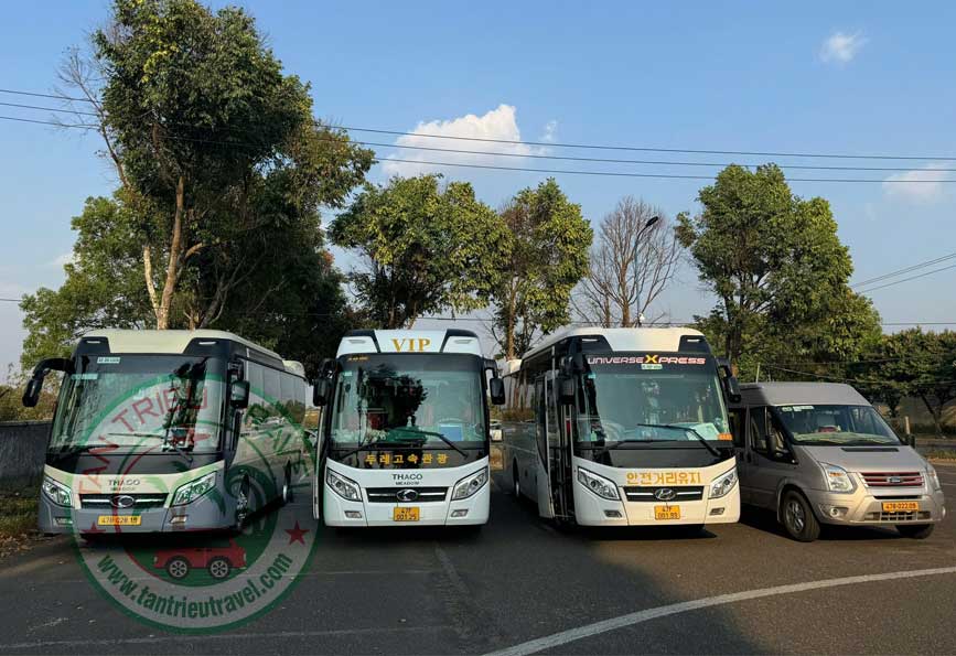 Dòng xe 29 chỗ thông đi Xuyên Mộc