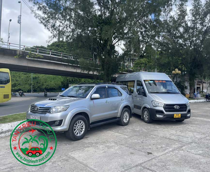 Dòng xe 7 chỗ và 16 chỗ đi Kiên Giang