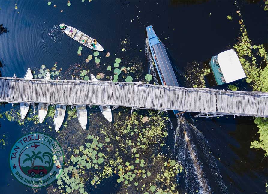 Cảnh đẹp làng nổi Tân Lập - Long An