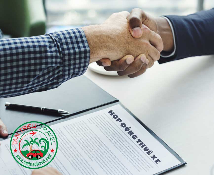 Đầy đủ thông tin trong hợp đồng thuê xe