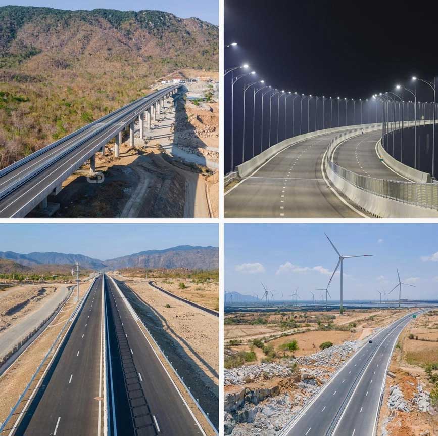 Những cảnh đẹp trên đường cao tốc đi qua