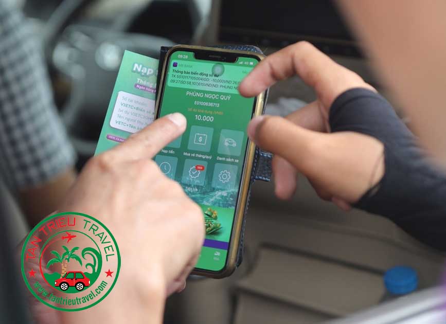 Kiểm tra ví điện tử, phí không dừng