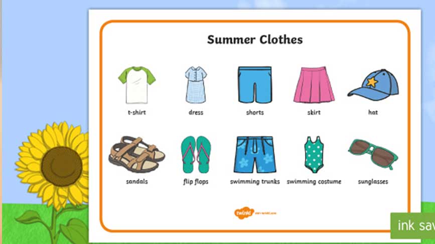 Lựa chọn quần áo phù hợp cho thời tiết mùa hè