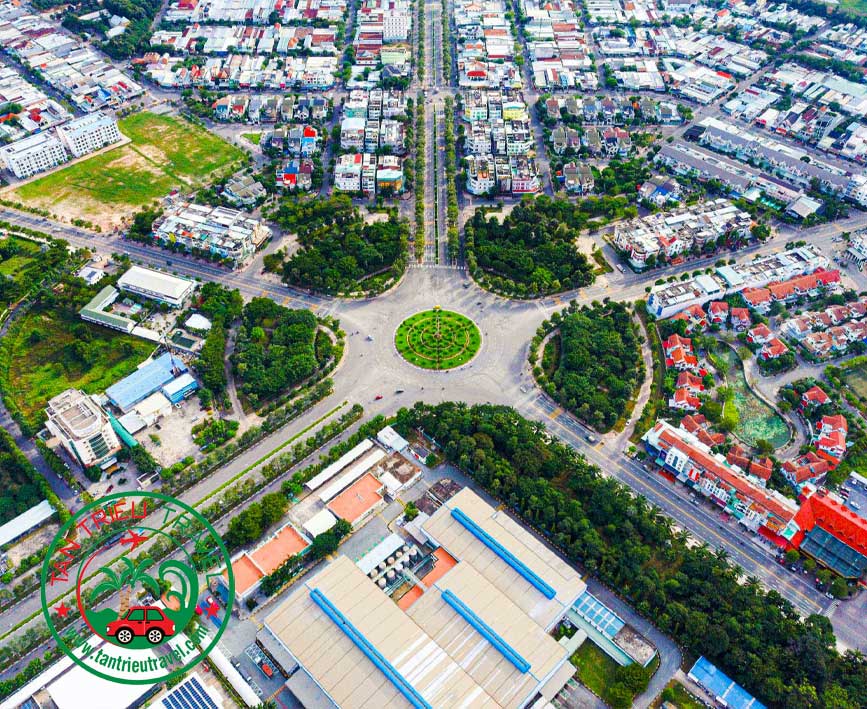 Thành Phố Bến Cát từ trên cao