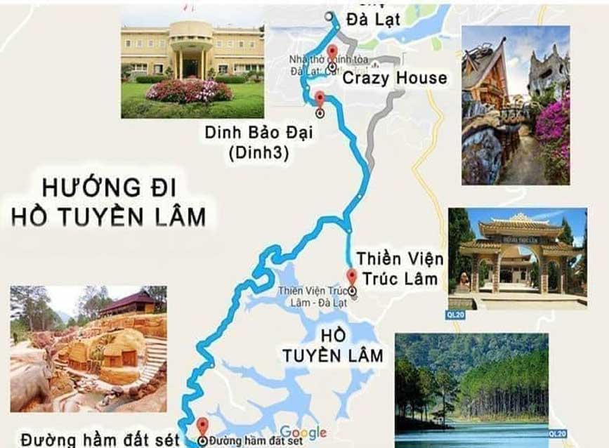 Thuê xe đi Hồ Tuyền Lâm Đà Lạt