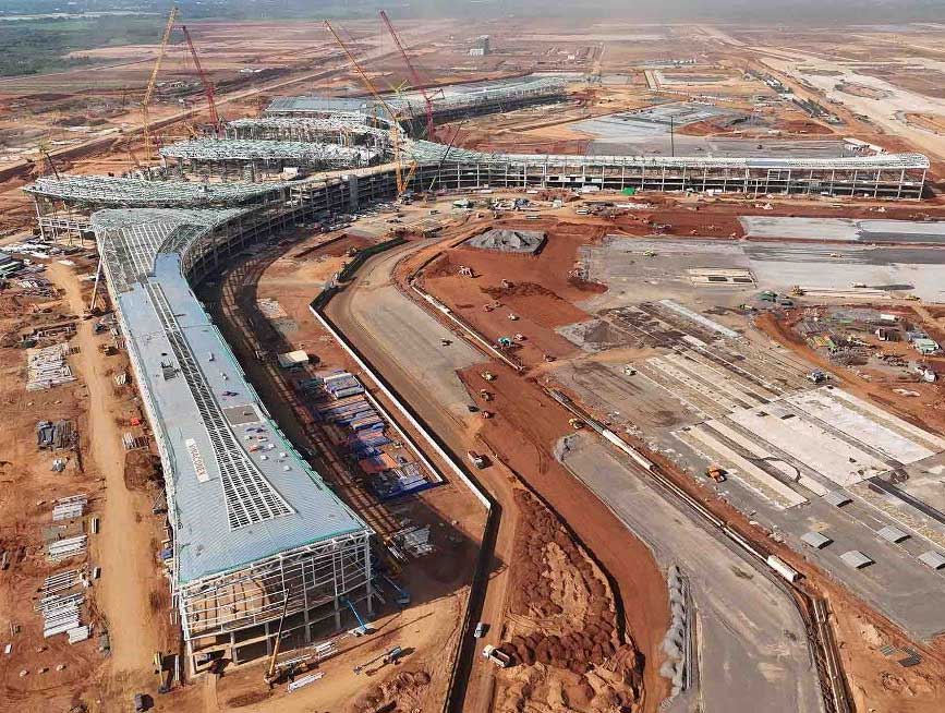 Sân bay quốc tế Long Thành trong giai đoạn hoàn thiện