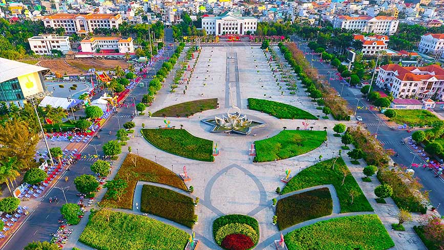 Thành phố Bạc Liêu với nhiều điểm tham quan di tích lịch sử 