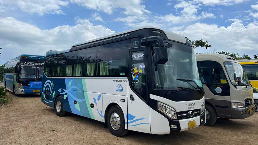 Thaco Garden 79S - dòng xe chất lương 29 chỗ của Thaco