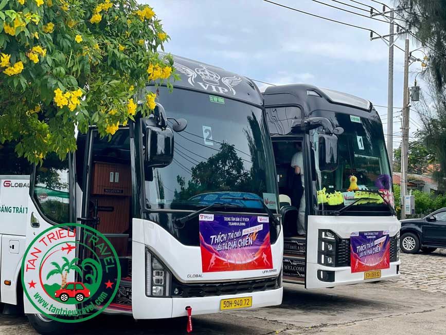 Xe 45 chỗ phù hợp cho các đoàn khách lớn