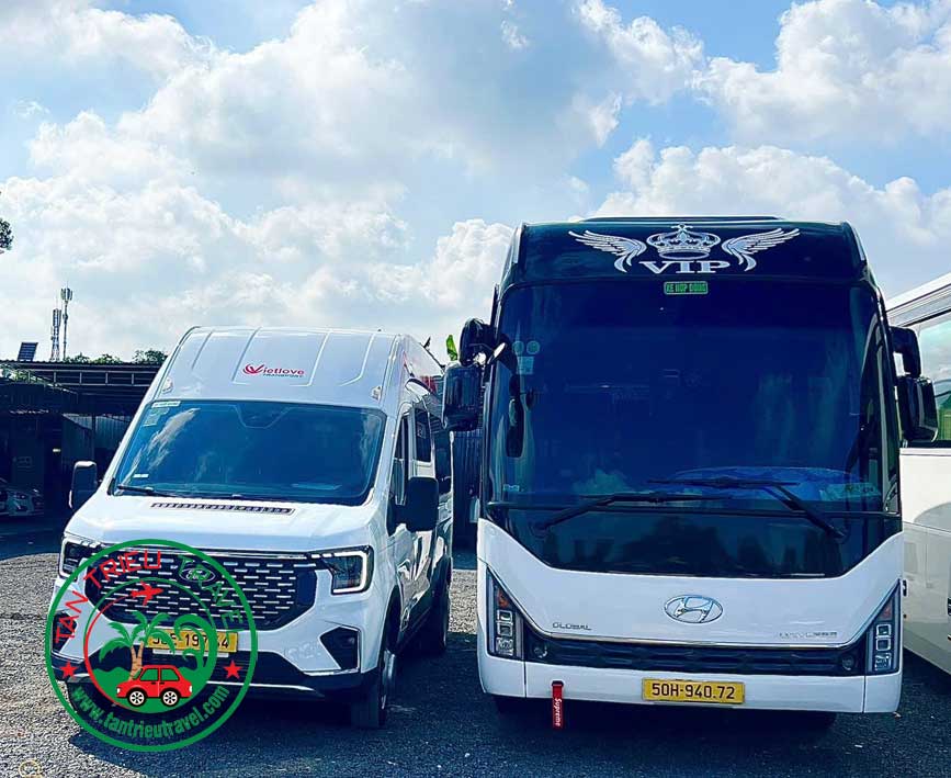 Ưu đãi khi thuê xe đi Gáo Giồng