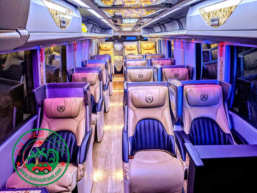 Nội thất limousine 16 ghế