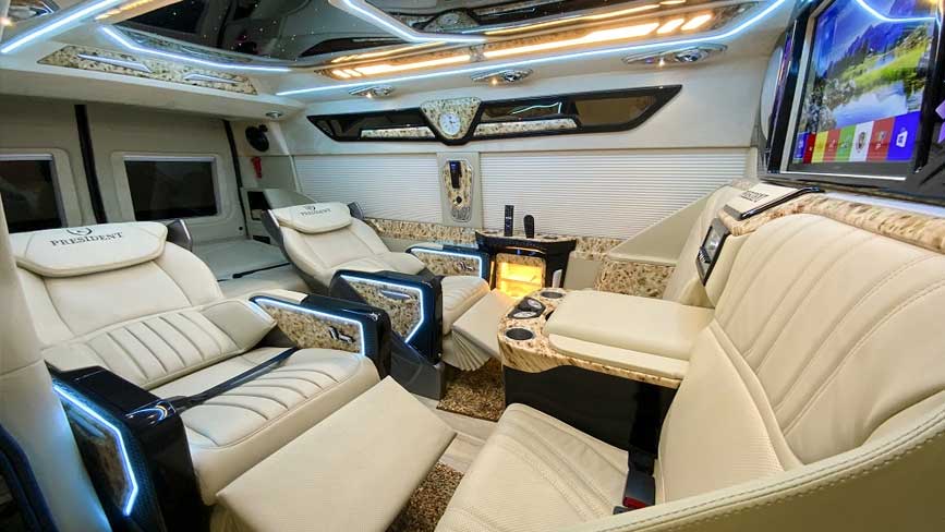Chiếc ghế đẳng cấp của dòng xe President
